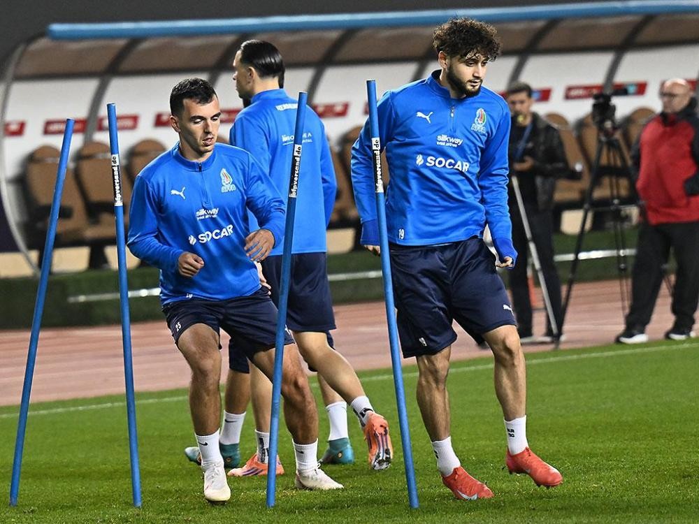 Millimiz Fransa ilə oyuna belə hazırlaşdı - FOTOLAR